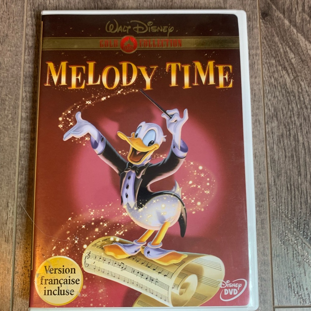 Disney Melody Time DVD — Red Cover